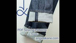 Is This the Best Selvedge Jeans PDF Sewing Pattern [upl. by Xylia]