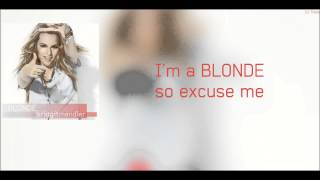 Bridgit Mendler  Blonde Acoustic VersionLyrics [upl. by Anwahs]