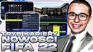 FIFA 22  TRYB KARIERY WŁASNY KLUB GRAFIKA SCENY ATRYBUTY TRENING ROZWÓJ ZAWODNIKA [upl. by Georgina]