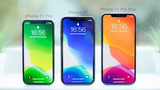 iPhone 11 vs 11 Pro vs 11 Pro Max  InDepth Comparison amp Review [upl. by Ahsinrats672]