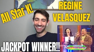 Regine Velasquez  All Star K The 1 Million Peso Videoke Challenge The Jackpot Round  REACTION [upl. by Jona]