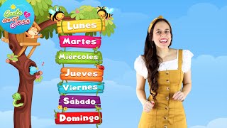 Dias de la semana en español cancion  Days of the week in Spanish song for kids [upl. by Allegra]