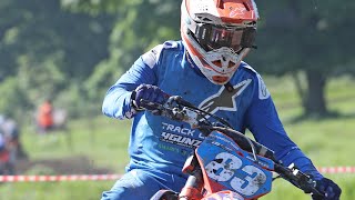 Racing MX at Grange Moore with WRMXC 19524 Vlog [upl. by Blunk844]