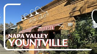 Yountville  Napa Valley  Quaint amp Beautiful and PACKED full of amazing restaurants [upl. by Freeland]