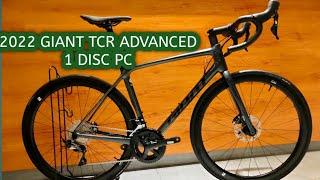 2022 GIANT TCR ADVANCED 1 DISC PRO COMPACT MEDIUM BLACK CHROME [upl. by Brightman882]