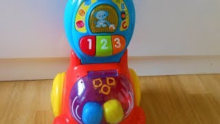 VTech Pop and Count Vacuum Counting Colours Vacuum Cleaner hoover toy [upl. by Shirlee664]