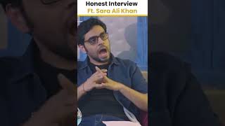 Honest interview I Ft Sara Ali khan  part 4 [upl. by Notse]