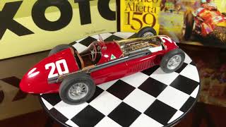 Alfa Romeo Alfetta M159 1951 Exoto 118 scale [upl. by Bravar]