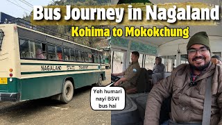 Kohima to Mokokchung in NST Bus  WORST Roads of Nagaland  North East 3 [upl. by Boehmer]