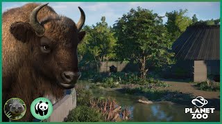 Highly Detailed Wisent Enclosure  Ep 32  OakWood Zoo [upl. by Winfred]