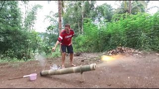 A Day of Explosions  The Filipino Bamboo Cannon Lantaka [upl. by Sung]