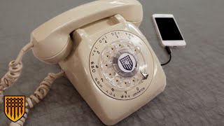 DIY Retro Cell Phone Handset Making a vintage prop phone play sound or music [upl. by Enigroeg]