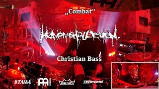 Christian Bass  Heaven Shall Burn  Combat live  Zenith München 160318  Drumcam [upl. by Aleuname894]