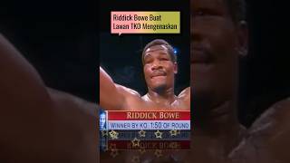 Riddick Bowe Buat Lawan TKO Mengenaskan [upl. by Esined]