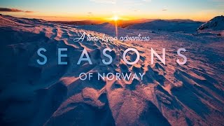 SEASONS of NORWAY  A TimeLapse Adventure in 8K [upl. by Nire]