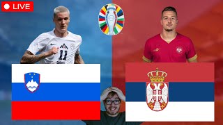 Slowenien  Serbien  UEFA EURO 2024 LIVE [upl. by Evita110]