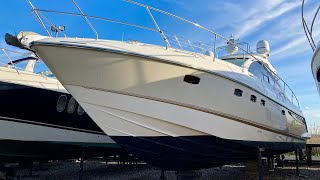 £300000 Yacht Tour  2008 Fairline Targa 47GT [upl. by Ohs]