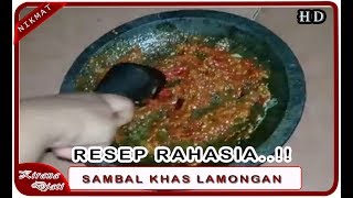 RESEP SAMBAL LAMONGAN ASLI  CARA MEMBUAT SAMBAL PENYET KHAS WARUNG TENDA LAMONGAN [upl. by Iharas]