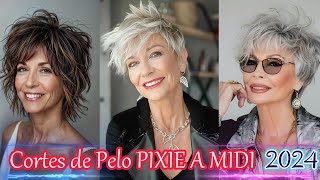 Cortes de Pelo PIXIE A MIDI IDEAL para Mujeres Mayores de 50 años para probar en 2024💇‍♀️ [upl. by Zephaniah127]