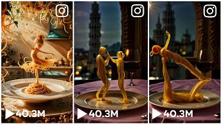 Dancing Noodles Ai Reels Editing  Viral AI Instagram Reels Tutorial [upl. by Barina]