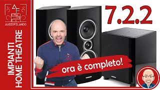 Limpianto HOME THEATRE di AUDIOFILANDO è COMPLETO Finalmente [upl. by Airekat]