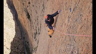 Climbing in Taghia Marrocco in the spring of 2024  La Rivieres Pourpres [upl. by Ataga323]