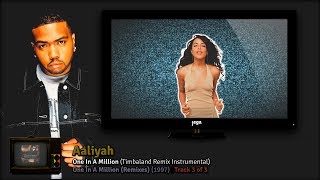 PRODUCED BY Timbaland  04 Aaliyah  One In A Million Timbaland Remix Instrumental [upl. by Samala]