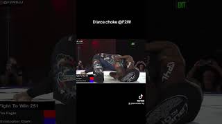 Darce choke at F2W 251 bjj jiujitsu nogi 10thplanet darce chokehold [upl. by Eppilihp]