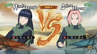 Naruto Shippuden Ultimate Ninja Storm 4 Sakura Haruno VS Hinata Hyuga [upl. by Nyleve]