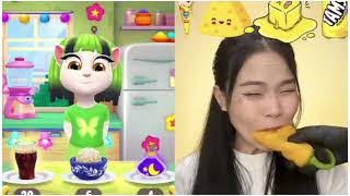 Colour food Mukbang ASMR FOOD [upl. by Rede]