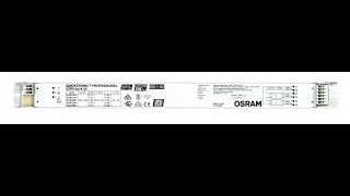 OSRAM QTP5 2x1435 ballast connection of two lamps [upl. by Eitsrik]