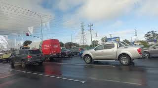 Bus 824 from Moorabbin to Clayton station on a wet Saturday Melbourne Australia [upl. by Macario]