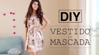 DIY VESTIDO DE MASCADAS SUPER FÁCIL  Fashion Riot [upl. by Leoj]