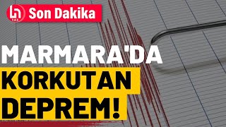 Marmarada korkutan deprem İstanbulda etkili şekilde hissedildi [upl. by Miof Mela]