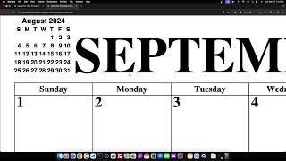 🔥 New Tool Website  Printable Monthly Calendar [upl. by Kcinemod]