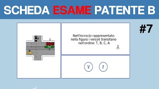 SCHEDA ESAME PATENTE B 2024 7 [upl. by Chryste]