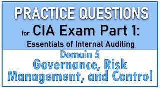 CIA Exam Part 1  Governance Risk Management amp Control [upl. by Nivlac]