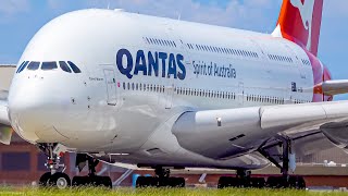 50 BIG PLANES Landing and Taking Off  A380 B747 A330 B777 A350 B787  Melbourne Airport Spotting [upl. by Hampton564]