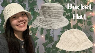 Quick amp Easy Crochet Bucket Hat Tutorial [upl. by Hitoshi]