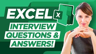 EXCEL INTERVIEW QUESTIONS AND ANSWERS How to Pass ANY Excel Test or Interview [upl. by Duahsar]