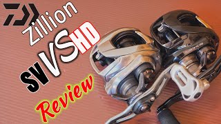 Daiwa Zillion SV VS Zillion HD daiwareels daiwafishing [upl. by Scarlett]