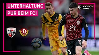 FC Ingolstadt 04  SG Dynamo Dresden Highlights mit LiveKommentar  3 Liga  MAGENTA SPORT [upl. by Colly]