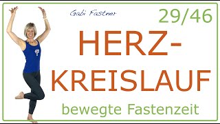 2946📍20 min HerzKreislaufTraining  ohne Geräte im Stehen [upl. by Aysahc]