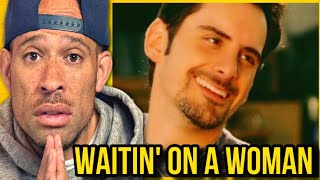 Rapper FIRST time REACTION to Brad Paisley  Waitin On A Woman [upl. by Siradal]