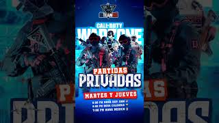 privadas warzone warzonees resurgimiento LIVE MARTES Y JUEVES UNETE A NOSOTROS [upl. by Ayle]