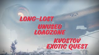 LongLost Unused Load Zone for Khvostov Quest [upl. by Hanson]