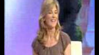 anthea turner wearing brown opaque tights [upl. by Sokcin710]