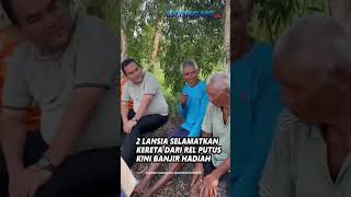 AKSI HEROIK 2 LANSIA Gagalkan Kecelakaan Hentikan Kereta dari Rel Putus Sosoknya Banjir Penghargaan [upl. by Ronni128]