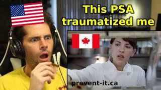 American Reacts to Canadian PSAs [upl. by Ansilme]