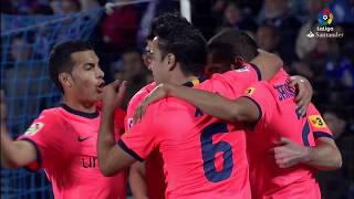 Resumen de Getafe CF vs FC Barcelona 13 20102011 [upl. by Adena501]